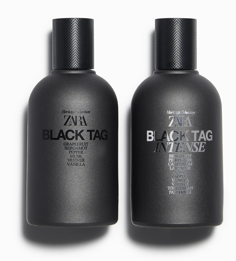 ZARA BLACK TAG + BLACK TAG INTENSE EDP 100 ML